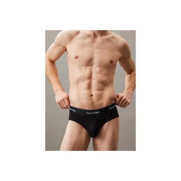 Calvin Klein Icon Cotton Stretch Εσώρουχο Σλιπ 3-Τεμάχια (LV00NB4388 TM6)