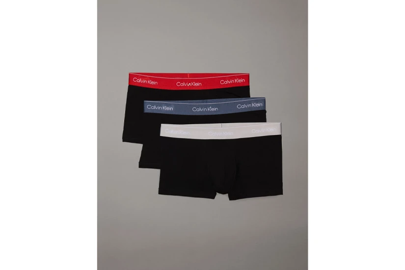 Calvin Klein Icon Ανδρικά Εσώρουχα Μπόξερ Μαύρα 3 Τεμάχια