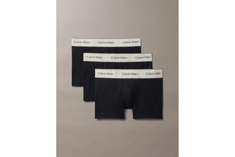 Calvin Klein Heritage Ανδρικά Εσώρουχα Μπόξερ Μαύρα 3 Τεμάχια