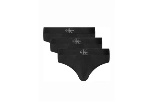 Calvin Klein Graphic Monogram Cotton Stretch Εσώρουχο Σλιπ 3-Τεμάχια (LV00NB4471 UB1)