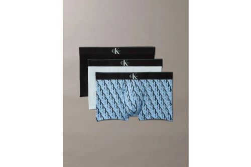 Calvin Klein Graphic Monogram Εσώρουχο Boxer 3-Τεμάχια (LV00NB4472 53Q)