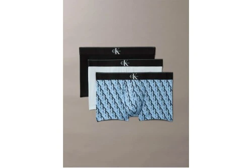 Calvin Klein Graphic Monogram Εσώρουχο Boxer 3-Τεμάχια (LV00NB4472 53Q)