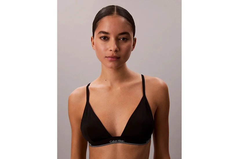 Calvin Klein Icon Γυναικείο Μαγιό Bikini Top Μαύρο