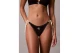 Calvin Klein Monogram Tie Side Γυναικείο Μαγιό Bikini Bottom Μαύρο, Λευκό