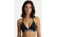 Calvin Klein Intense Power Triangle Γυναικείο Μαγιό Bikini Top Μαύρο, Λευκό