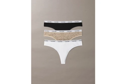 Calvin Klein Icon Logo Brazilian Εσώρουχο String 3-Τεμάχια (LV00QD5396 3RN)