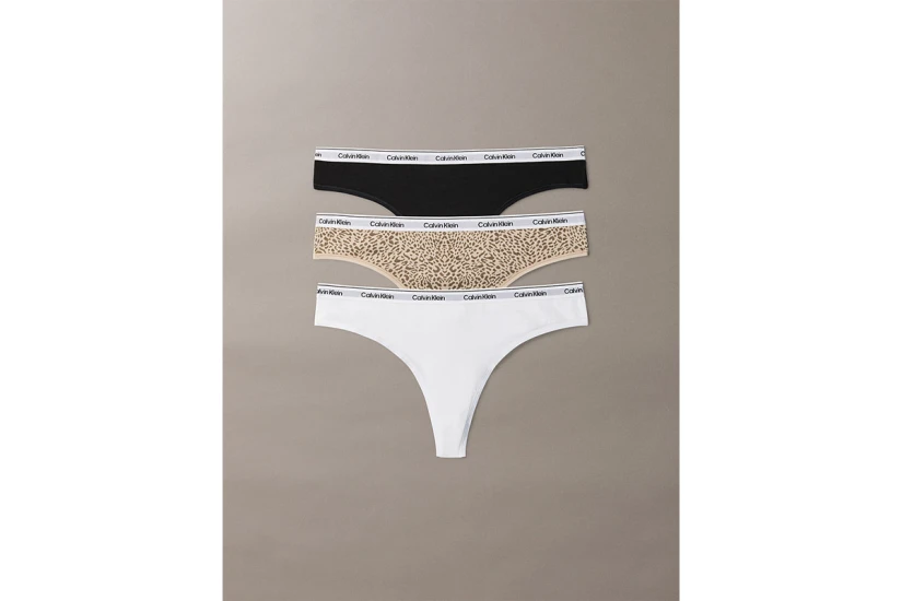 Calvin Klein Icon Logo Γυναικεία Εσώρουχα Brazilian 3-Τεμάχια