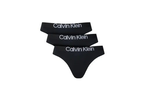 Calvin Klein Maximum Cotton Εσώρουχο String 3-Τεμάχια (LV00QD5397 UB1)