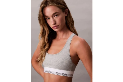 Calvin Klein Icon Cotton Modal Unlined Bralette Γυναικείο (LV00QF8493 P7A)