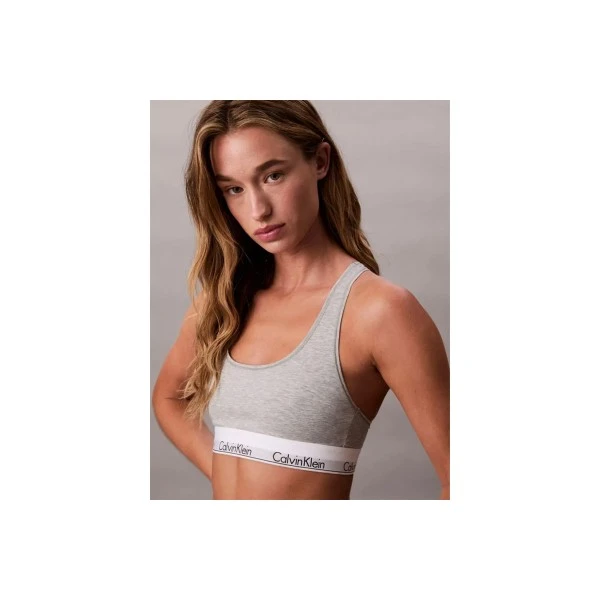 Calvin Klein Icon Cotton Modal Unlined Bralette Γυναικείο (LV00QF8493 P7A)