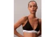 Calvin Klein Icon Cotton Modal Γυναικείο Bralette Μαύρο, Λευκό