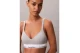 Calvin Klein Icon Cotton Modal Lift Γυναικείο Bralette Γκρι, Λευκό