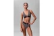 Calvin Klein Triangle Graphic Monogram Γυναικείο Bralette Μαύρο, Λευκό