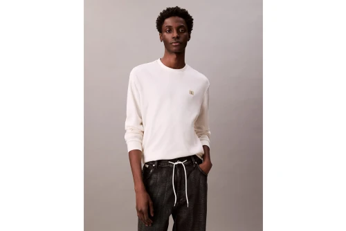 Calvin Klein Waffle Μπλούζα Με Λαιμόκοψη Ανδρική (LV040EM217 YAS)