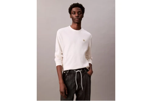 Calvin Klein Waffle Μπλούζα Με Λαιμόκοψη Ανδρική (LV040EM217 YAS)