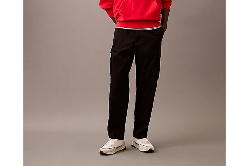 Calvin Klein Straight Cotton Παντελόνι Cargo Ανδρικό (LV040EM616 UB1)