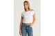 Calvin Klein Γυναικείο Κοντομάνικο Crop Top Λευκό