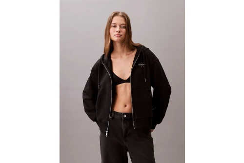 Calvin Klein Monologo French Terry Ζακέτα Βαμβακερή Γυναικεία (LV047B270G UB1)