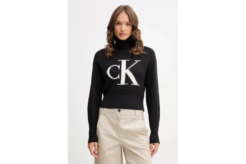 Calvin Klein Γυναικεία Μακρυμάνικη Μπλούζα Μαύρη