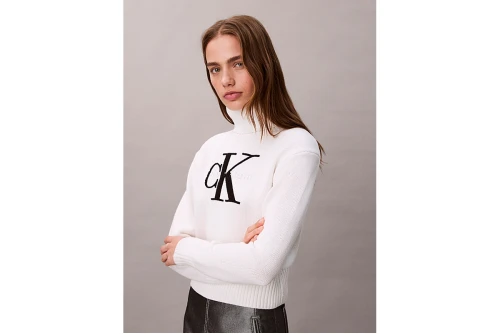 Calvin Klein Soft Chenille Roll Neck Πουλόβερ Γυναικείο (LV047D354G YAA)