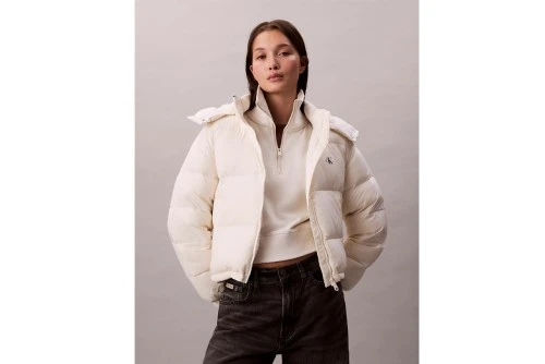 Calvin Klein Short Down Μπουφάν Puffer Γυναικείο (LV047D501G VDV)