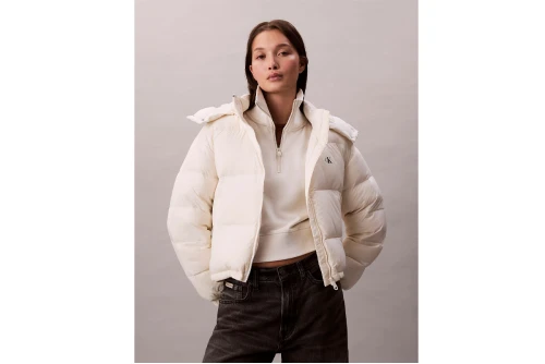 Calvin Klein Short Down Μπουφάν Puffer Γυναικείο (LV047D501G VDV)