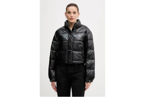 Calvin Klein Shine Cropped Μπουφάν Puffer Γυναικείο (LV047D504G UB1)