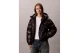 Calvin Klein Γυναικείο Μπουφάν Puffer με Κουκούλα Μαύρο