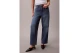 Calvin Klein Barrel Fit Γυναικείο Παντελόνι Τζιν Μπλε