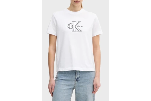 Calvin Klein Shine Monologo Graphic Classic T-Shirt Γυναικείο (LV047E819G YAA)