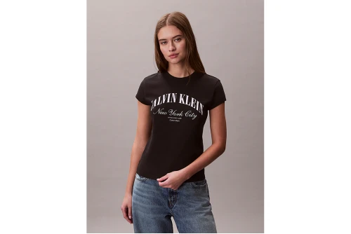 Calvin Klein Slim Varsity Logo T-Shirt Γυναικείο (LV047F815G UB1)