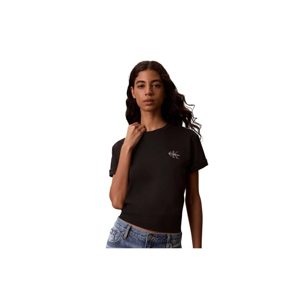 Calvin Klein Monologo Boxy T-Shirt Γυναικείο (LV047G826G UB1)