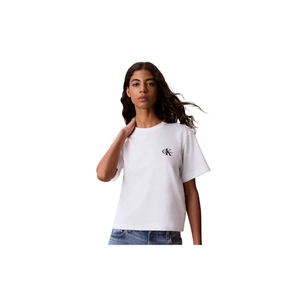 Calvin Klein Monologo Boxy T-Shirt Γυναικείο (LV047G826G YAF)