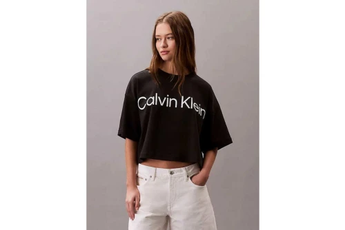 Calvin Klein Boxy Logo Graphic T-Shirt Γυναικείο (LV047G839G UB1)