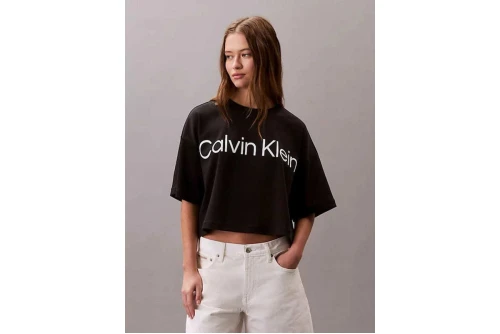 Calvin Klein Boxy Logo Graphic T-Shirt Γυναικείο (LV047G839G UB1)