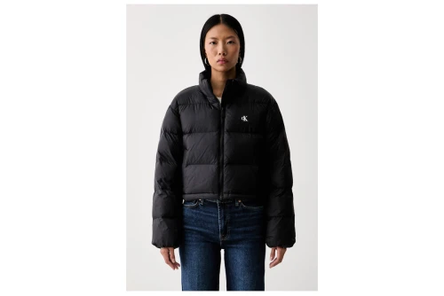 Calvin Klein Essential Cropped Μπουφάν Puffer Γυναικείο (LV047H503G UB1)