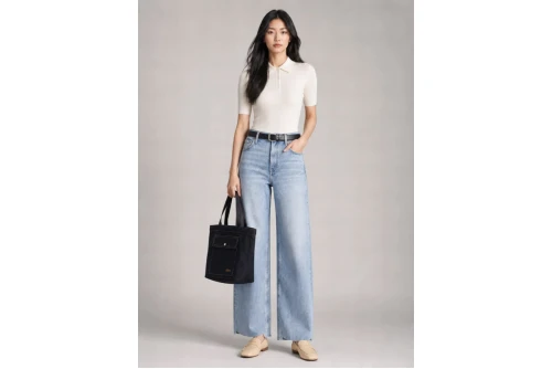Calvin Klein Relaxed Barrel Παντελόνι Τζιν Γυναικείο (LV047H743G 46S)