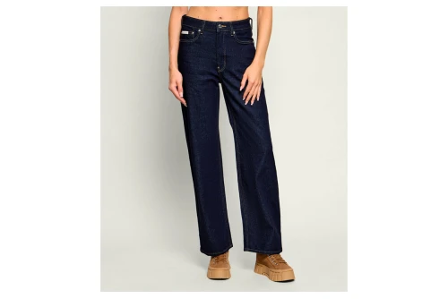 Calvin Klein High Rise Loose Παντελόνι Τζιν Γυναικείο (LV047H936G 46E)