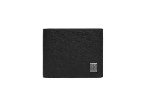 Calvin Klein Emblem Logo Textured Bifold Πορτοφόλι (LV04D1167G UB1)