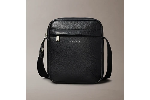 Calvin Klein Logo Pebbled Τσαντάκι Χιαστί - Ώμου (LV04D3160G UB1)
