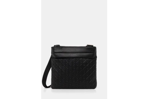 Calvin Klein Embossed Emblem Logo Flat Τσαντάκι Χιαστί - Ώμου (LV04D3229G UB1)