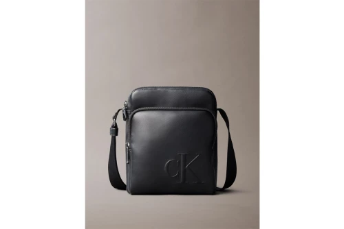 Calvin Klein Embossed Monogram Τσαντάκι Χιαστί - Ώμου (LV04D3368G UB1)