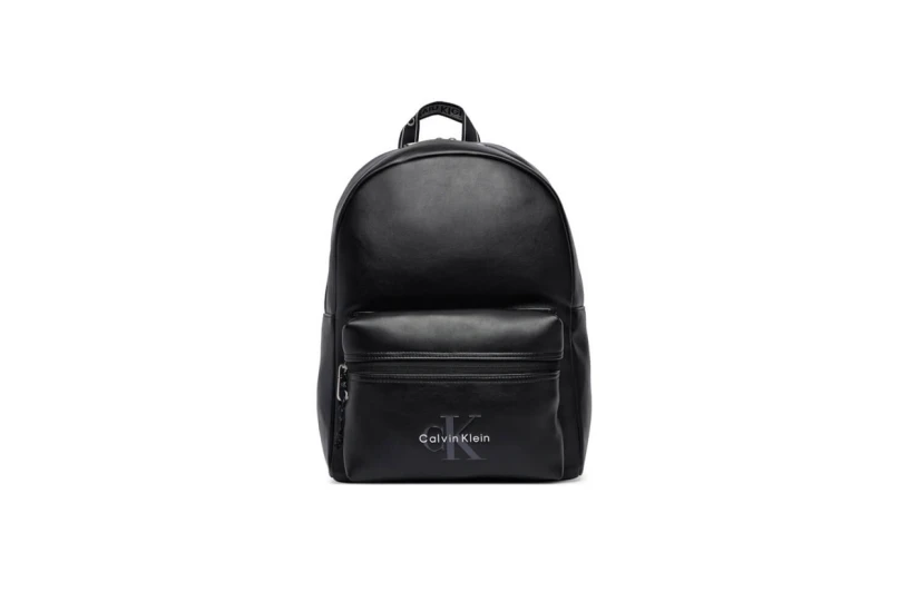 Calvin Klein Bold Logo Webbing Γυναικεία Casual Τσάντα Πλάτης Μαύρη