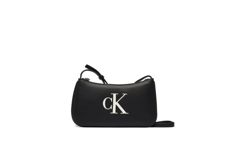 Calvin Klein Bold Monogram Mini Γυναικεία Τσάντα Ώμου Μαύρη