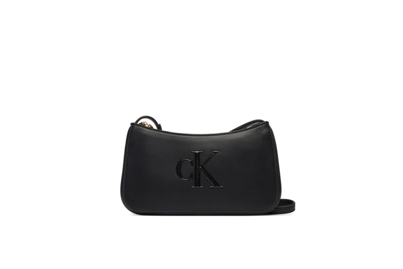 Calvin Klein Bold Monogram Mini Γυναικεία Τσάντα Ώμου Μαύρη