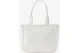 Calvin Klein Embossed Monogram Logo Τσάντα Shopper Λευκή