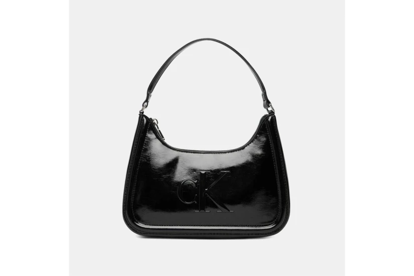 Calvin Klein Bold Monogram Metallic Γυναικεία Τσάντα Ώμου-Χειρός