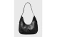 Calvin Klein Soft Touch Crescent Logo Hobo Γυναικεία Τσάντα Ώμου - Χειρός Μαύρη