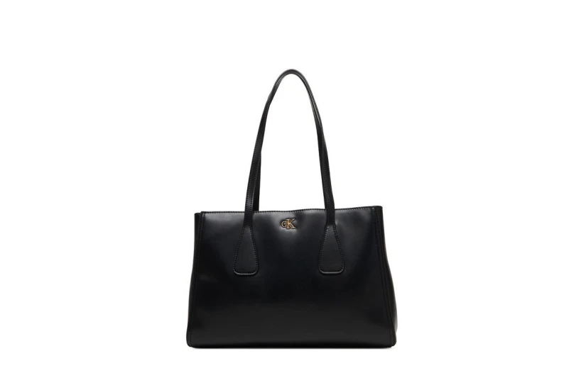 Calvin Klein Medium Work Γυναικεία Τσάντα Tote Μαύρη