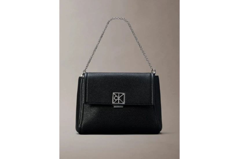 Calvin Klein Pebble Grain Γυναικεία Τσάντα Ώμου - Χειρός Μαύρη